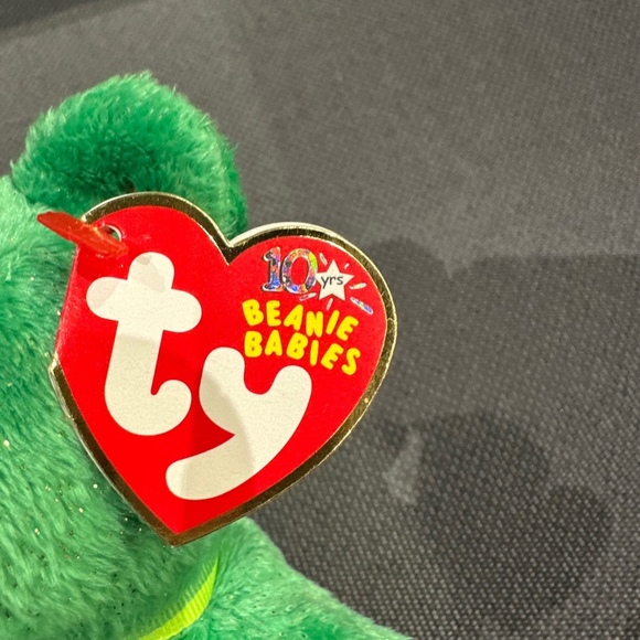 Ty Beanie Babies Dublin Bear Green Collectible NWT NEW 2002 vintage clover - Picture 9 of 16